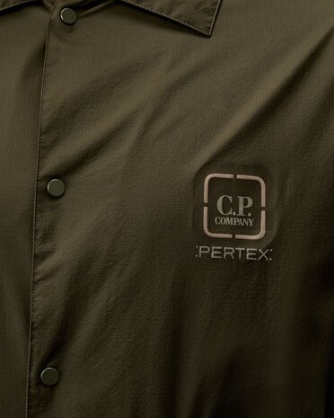 C.P. Company C.P. COMPANY THE METROPOLIS SERIES PERTEX® OVERSHIRT IVY GREEN