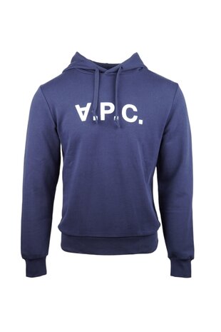 A.P.C. A.P.C. PARIS STANDARD GRAND VPC HOODIE MARINE