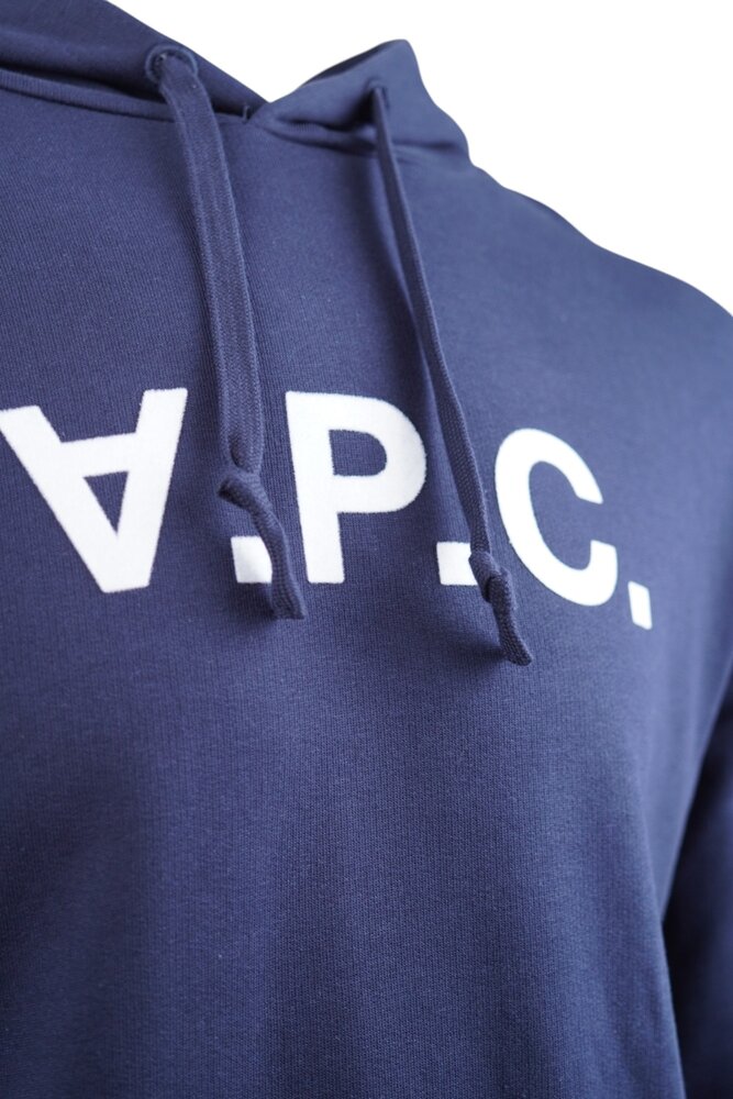 A.P.C. A.P.C. PARIS STANDARD GRAND VPC HOODIE MARINE