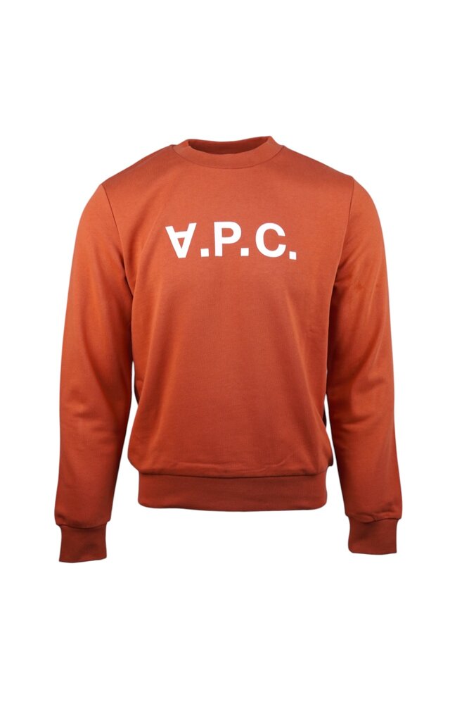 A.P.C. A.P.C. PARIS STANDARD GRAND VPC SWEATER TERRACOTTA