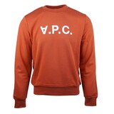 A.P.C. PARIS STANDARD GRAND VPC SWEATER TERRACOTTA