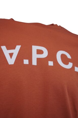 A.P.C. A.P.C. PARIS T-SHIRT TERRACOTTA