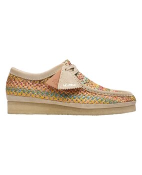 CLARKS WALLABEE RAFFIA MULTICOLOUR CLARKS WALLABEE RAFFIA MULTICOLOUR