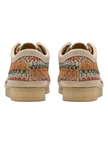 CLARKS WALLABEE RAFFIA MULTICOLOUR