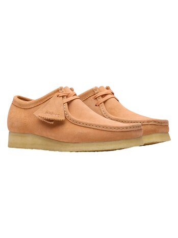 Clarks CLARKS WALLABEE PALE PEACH SUEDE