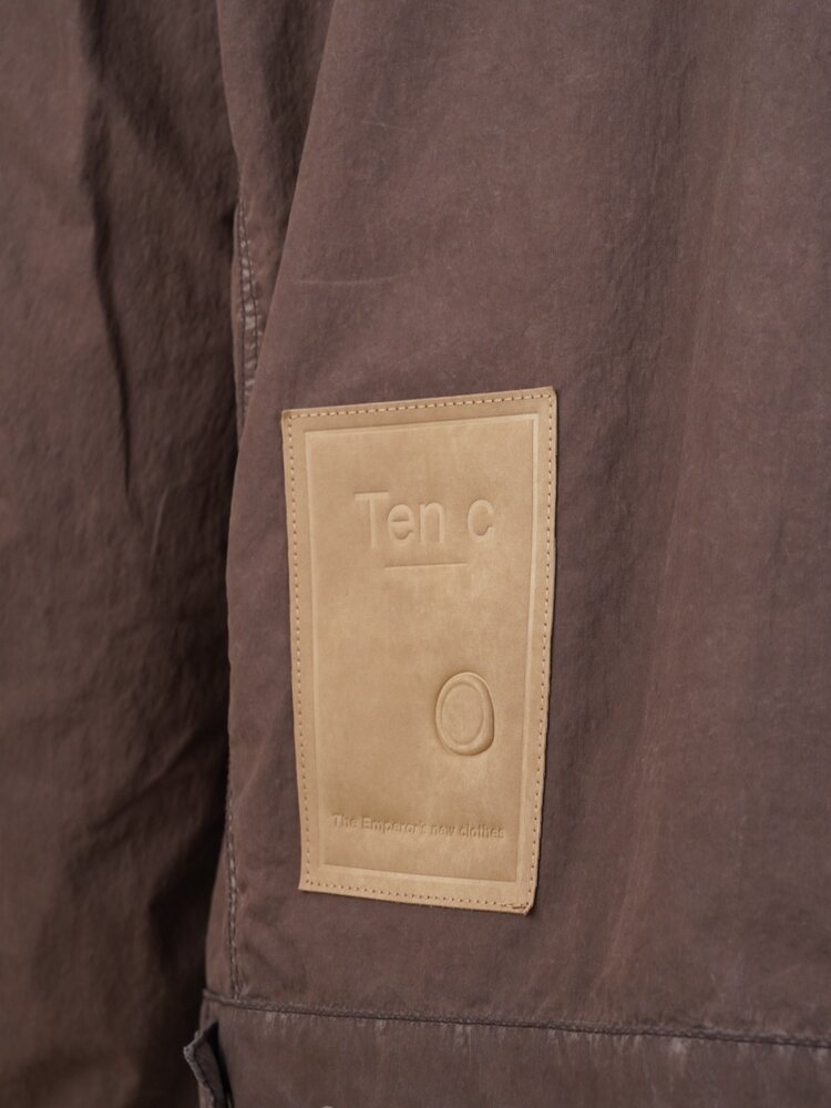 Ten C TEN C SHADOW DYED SPRAY MID LAYER JACK BRUIN