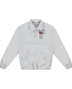 PAL SPORTING GOODS NEW TM BUTTON DOWN SWEATER GRIJS PAL SPORTING GOODS NEW TM BUTTON DOWN SWEATER GRIJS