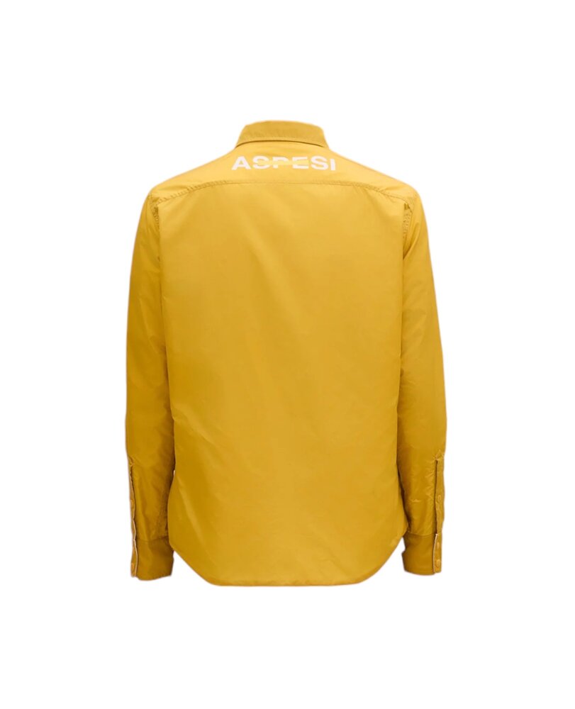 Aspesi ASPESI WATER-REPELLENT RECYCLED NYLON REVERSIBLE OVERSHIRT GEEL