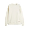 ASPESI GARTER DYED COTTON CREWNECK SWEATSHIRT NATURALE ASPESI GARTER DYED COTTON CREWNECK SWEATSHIRT NATURALE