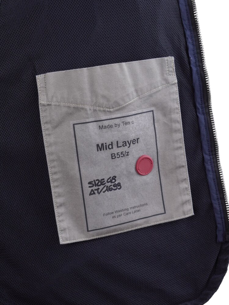 TEN C MID LAYER GILET BODYWARMER MARINE