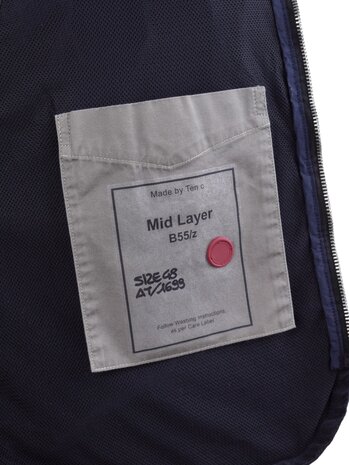 TEN C MID LAYER GILET BODYWARMER MARINE