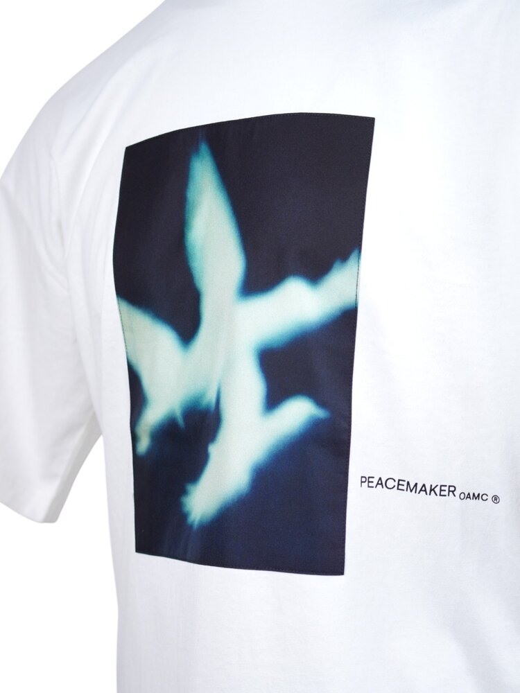 Peacemaker PEACEMAKER BY OAMC DARK FLOWER S/S T-SHIRT WIT Peacemaker PEACEMAKER BY OAMC DARK FLOWER S/S T-SHIRT WIT