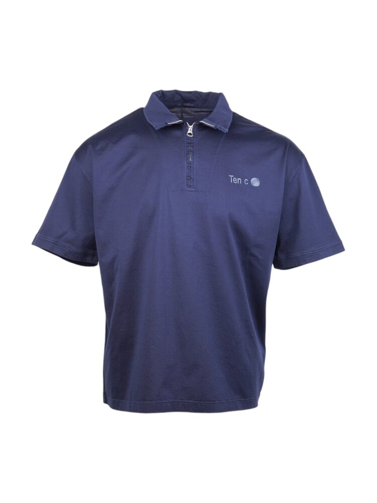 Ten C TEN C POLO TEE MARINE Ten C TEN C POLO TEE MARINE