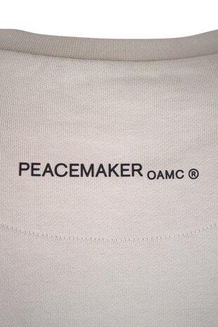 Peacemaker PEACEMAKER BY OAMC BIRD LOOSE FIT CREWNECK SWEATER SAND Peacemaker PEACEMAKER BY OAMC BIRD LOOSE FIT CREWNECK SWEATER SAND
