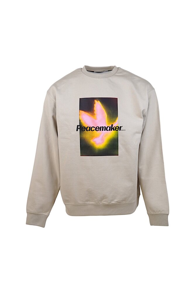 Peacemaker PEACEMAKER BY OAMC BIRD LOOSE FIT CREWNECK SWEATER SAND Peacemaker PEACEMAKER BY OAMC BIRD LOOSE FIT CREWNECK SWEATER SAND