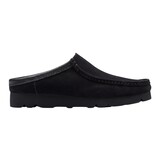 CLARKS WALLABEE SLIP ON ZWART