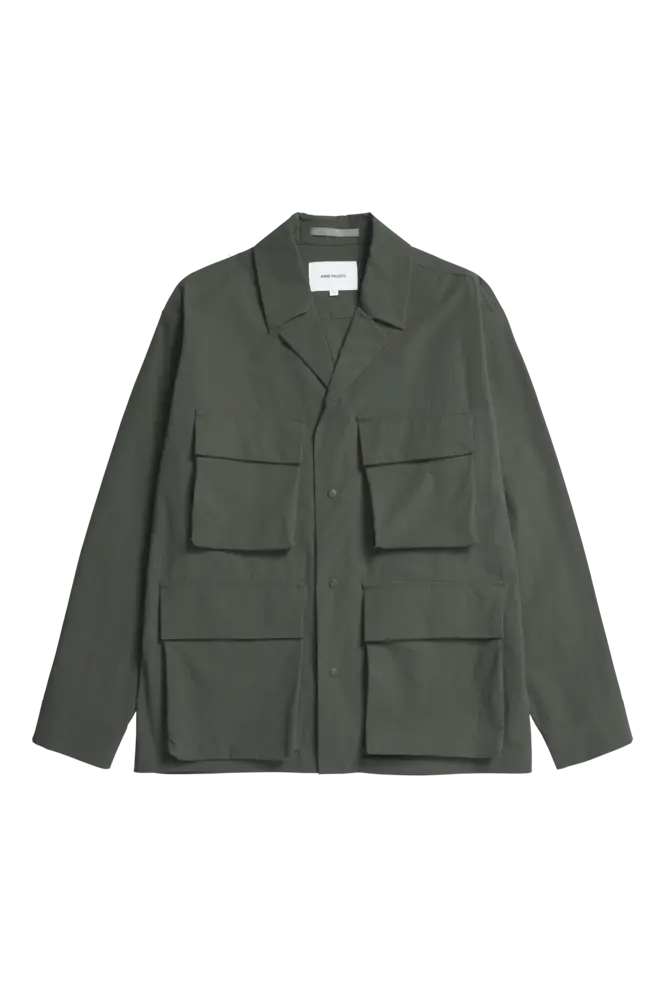 Norse Projects NORSE PROJECTS MADS OVERSHIRT BLACK OLIVE