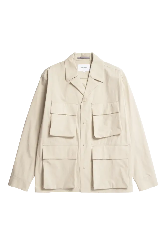 Norse Projects NORSE PROJECTS MADS OVERSHIRT LIGHT KHAKI