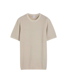 ASPESI COTTON KNIT T-SHIRT SAND ASPESI COTTON KNIT T-SHIRT SAND