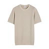 ASPESI COTTON KNIT T-SHIRT SAND ASPESI COTTON KNIT T-SHIRT SAND