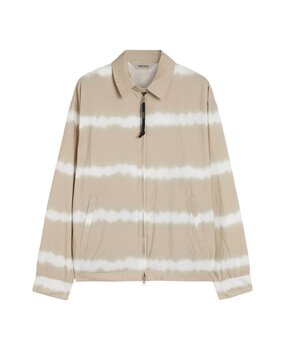 ASPESI TIE-DIE COTTON POPLIN JACK BEIGE ASPESI TIE-DIE COTTON POPLIN JACK BEIGE
