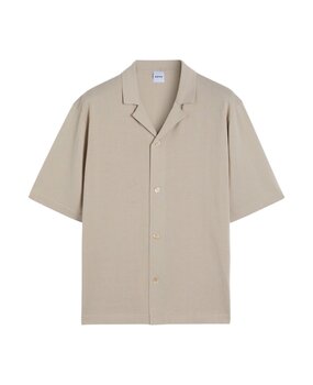 Aspesi ASPESI SHORT-SLEEVED KNIT SHIRT SAND