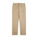 ASPESI ADRIEN SLUB LINEN-BLEND BROEK SAND