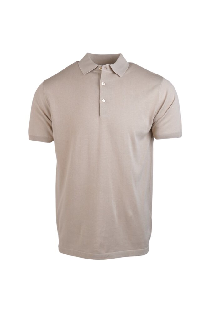 ASPESI COTTON POLO SHIRT SAND ASPESI COTTON POLO SHIRT SAND