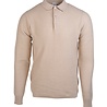ASPESI COTTON POLO PULLOVER NATUREL ASPESI COTTON POLO PULLOVER NATUREL