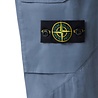 STONE ISLAND ORGANIC STRETCH COTTON SATIN CARGO PANTS BLAUW STONE ISLAND ORGANIC STRETCH COTTON SATIN CARGO PANTS BLAUW