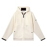 STONE ISLAND COTTON FLEECE OVERSIZED SWEATVEST IVORY STONE ISLAND COTTON FLEECE OVERSIZED SWEATVEST IVORY