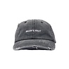 BRAM'S FRUIT LOGO CAP DISTRESSED WASHED CHARCOAL BRAM'S FRUIT LOGO CAP DISTRESSED WASHED CHARCOAL