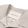 BRAM'S FRUIT LINEN REPAIR SHORTSLEEVE SHIRT NATUREL BRAM'S FRUIT LINEN REPAIR SHORTSLEEVE SHIRT NATUREL