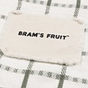 BRAM'S FRUIT TEA CLOTH OVERSHIRT BEIGE/GROEN BRAM'S FRUIT TEA CLOTH OVERSHIRT BEIGE/GROEN