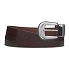 DRÔLE DE MONSIEUR CROCODILE LEATHER RIEM BRUIN DRÔLE DE MONSIEUR CROCODILE LEATHER RIEM BRUIN