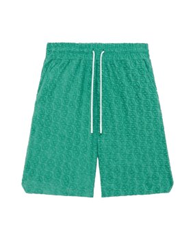 DRÔLE DE MONSIEUR MONOGRAMME SHORTS GROEN