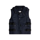 Commes des Garcons Junya Watanabe C.P. COMPANY X COMME DES GARÇONS JUNYA WATANABE BODYWARMER ZWART