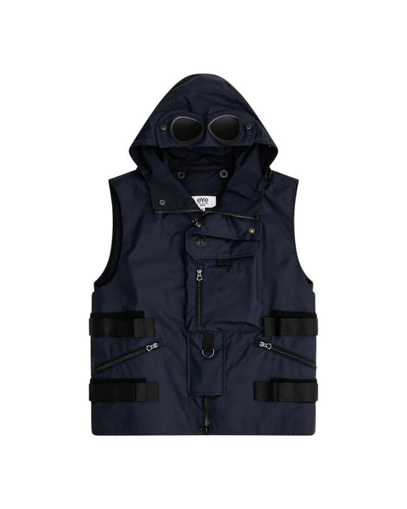Commes des Garcons Junya Watanabe C.P. COMPANY X COMME DES GARÇONS JUNYA WATANABE BODYWARMER ZWART