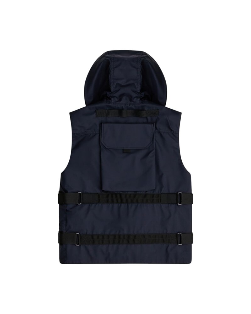 Commes des Garcons Junya Watanabe C.P. COMPANY X COMME DES GARÇONS JUNYA WATANABE BODYWARMER ZWART