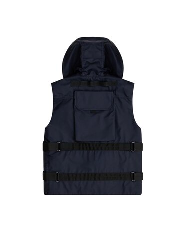 Commes des Garcons Junya Watanabe C.P. COMPANY X COMME DES GARÇONS JUNYA WATANABE BODYWARMER ZWART
