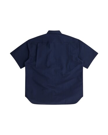 Comme des Garcons Homme COMME DES GARÇONS HOMME NYLON SHORT SLEEVE SHIRT MARINE