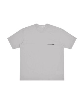 COMME DES GARÇONS SHIRT LOGO T-SHIRT GRIJS COMME DES GARÇONS SHIRT LOGO T-SHIRT GRIJS