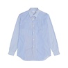 COMME DES GARÇONS SHIRT MULTI STRIPE PATCHWORK BLAUW COMME DES GARÇONS SHIRT MULTI STRIPE PATCHWORK BLAUW