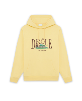 DRÔLE DE MONSIEUR TENNIS HOODIE GEEL DRÔLE DE MONSIEUR TENNIS HOODIE GEEL