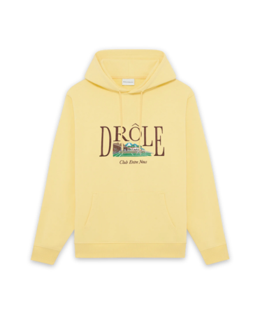 Drole De Monsieur DRÔLE DE MONSIEUR TENNIS HOODIE GEEL