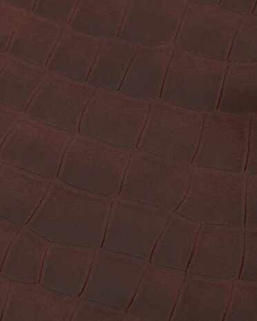 Drole De Monsieur DRÔLE DE MONSIEUR CROCO LEATHER JACK BRUIN