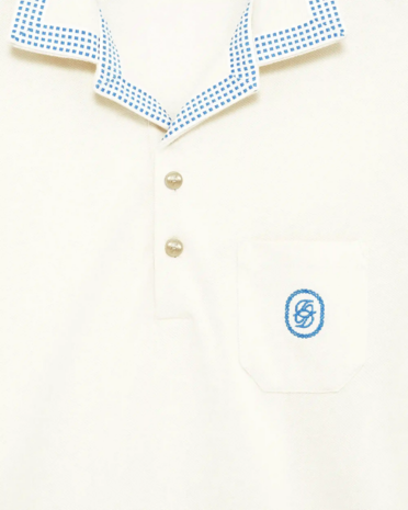 Drole De Monsieur DRÔLE DE MONSIEUR DAMIER POLO BEIGE