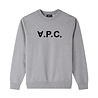 A.P.C. PARIS GRAND VPC LOGO SWEATER GRIJS A.P.C. PARIS GRAND VPC LOGO SWEATER GRIJS