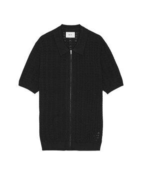 NN07 NN.07 GUSTAV FULL ZIP SHIRT ZWART