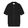 NN07 NN.07 GUSTAV FULL ZIP SHIRT ZWART